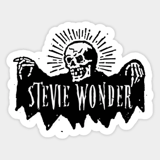 stevie wond bat villain Sticker